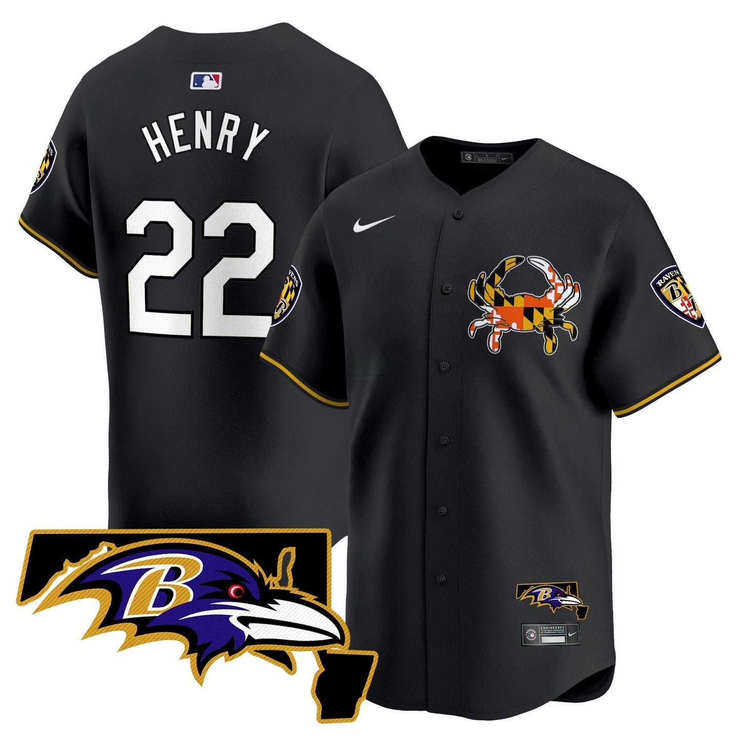 Camisa NFL Men’s Baltimore 2024 Vapor Premier Jersey V2