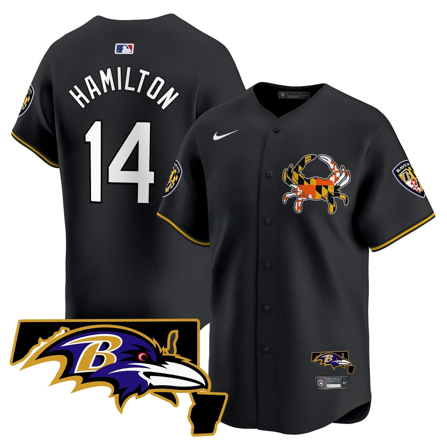 Camisa NFL Men’s Baltimore 2024 Vapor Premier Jersey V2