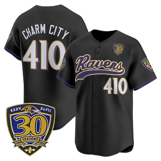 Camisa NFL Men’s Baltimore 2025 Vapor Jersey – 30th Anniversary Patch