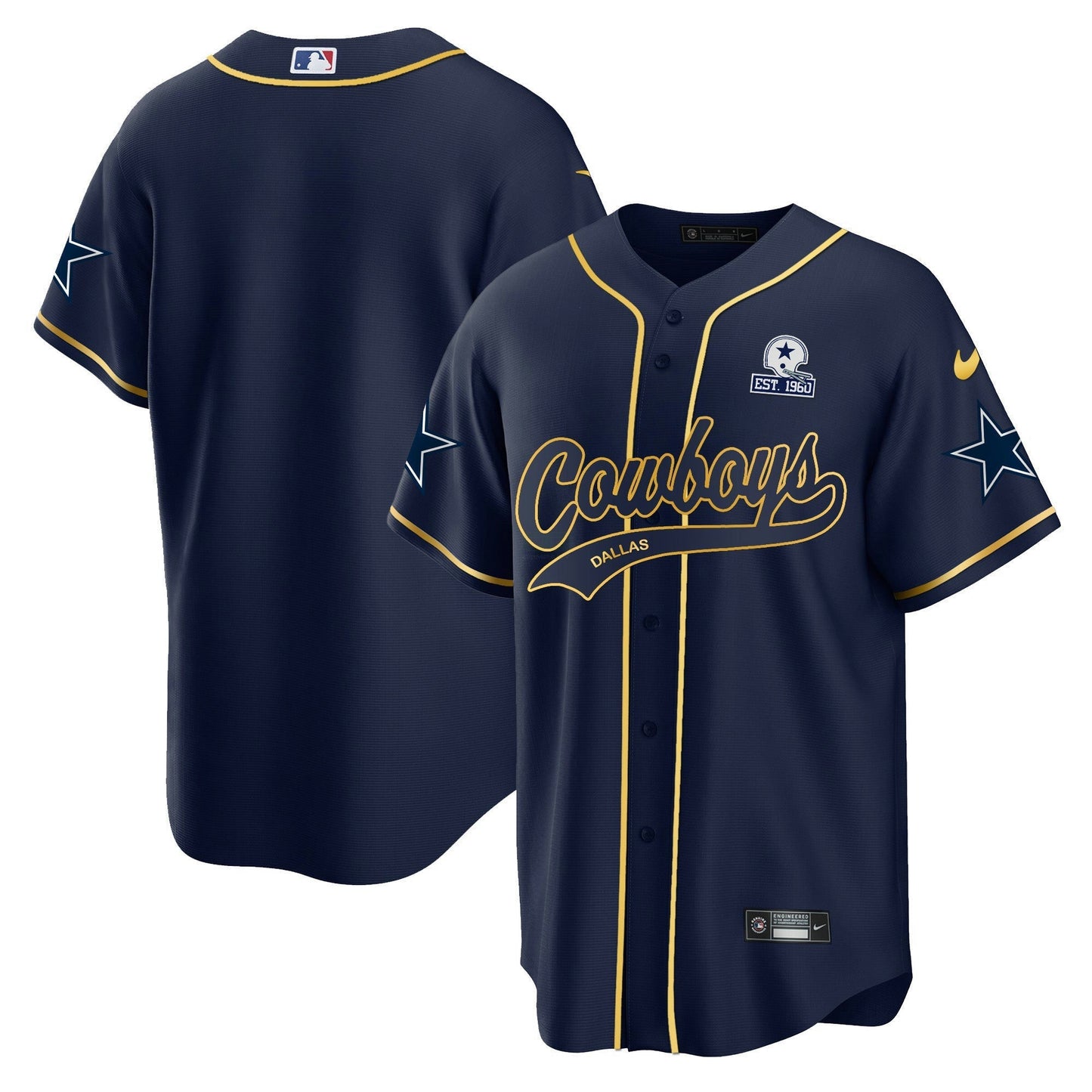 Camisa NFL Men’s Baseball Gold Jersey