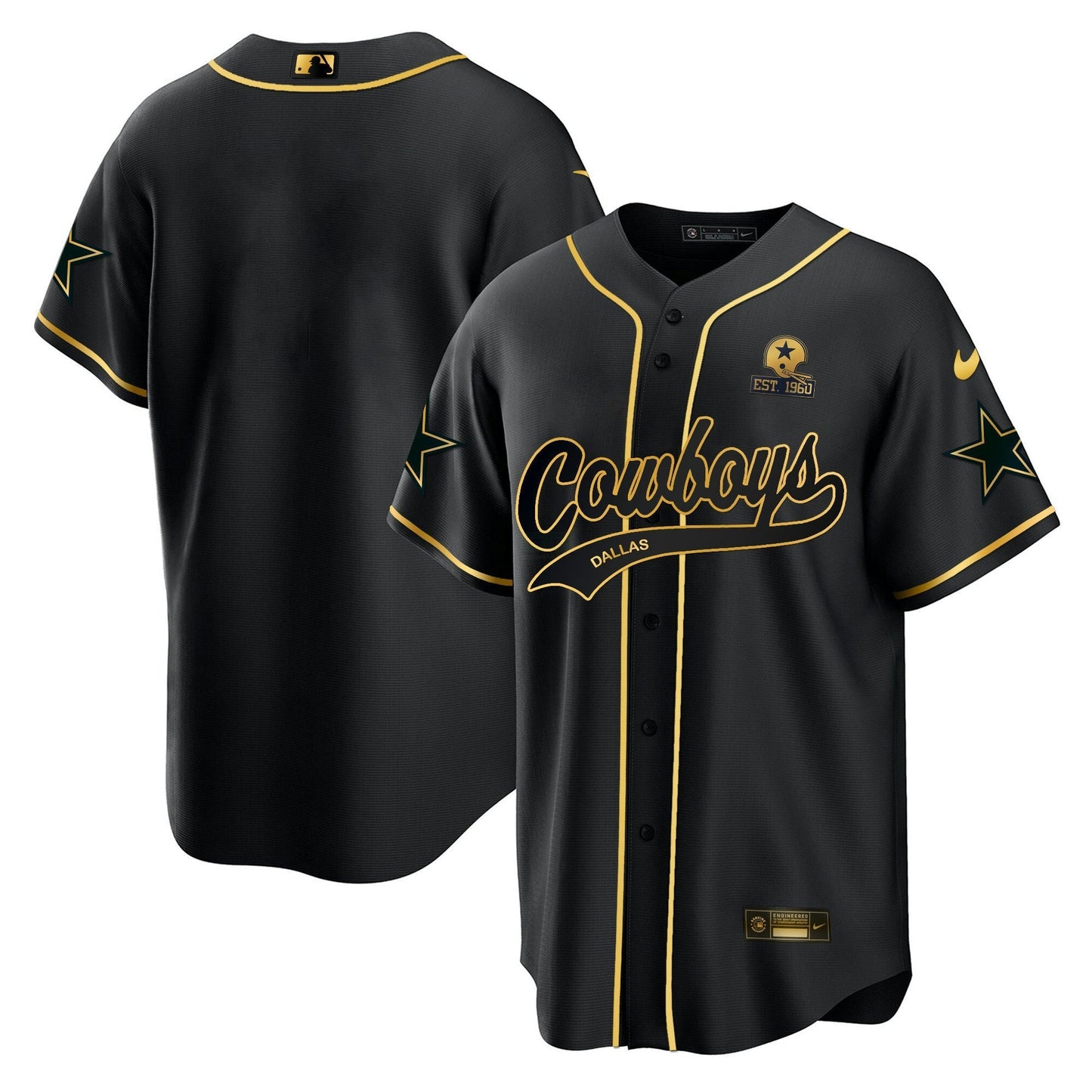 Camisa NFL Men’s Baseball Gold Jersey