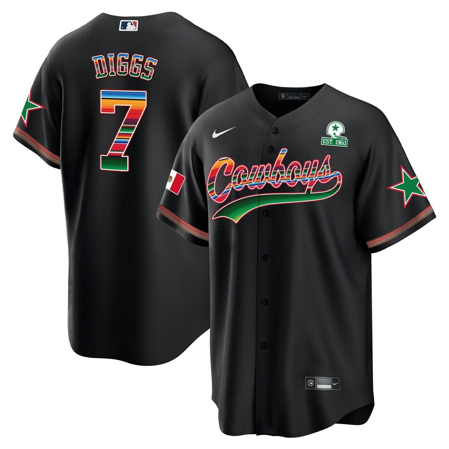 Camisa NFL Men’s Baseball Mexico Jersey