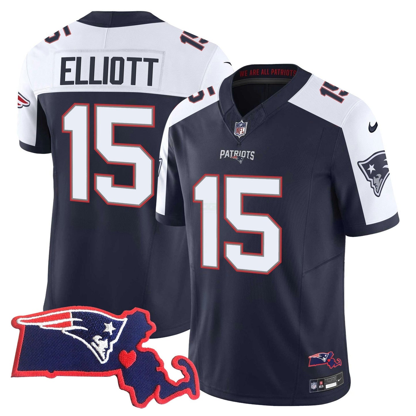 Camisa NFL Men’s Bill Belichick 6x Champions Vapor Jersey