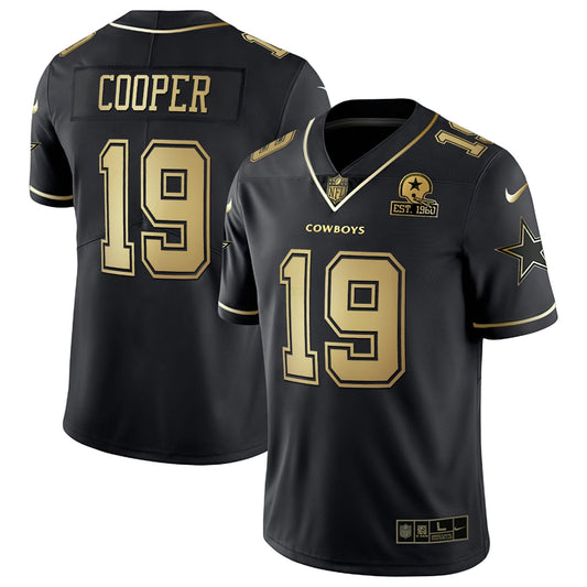 Camisa NFL Men’s Black & Branca Dourada Vapor Limited