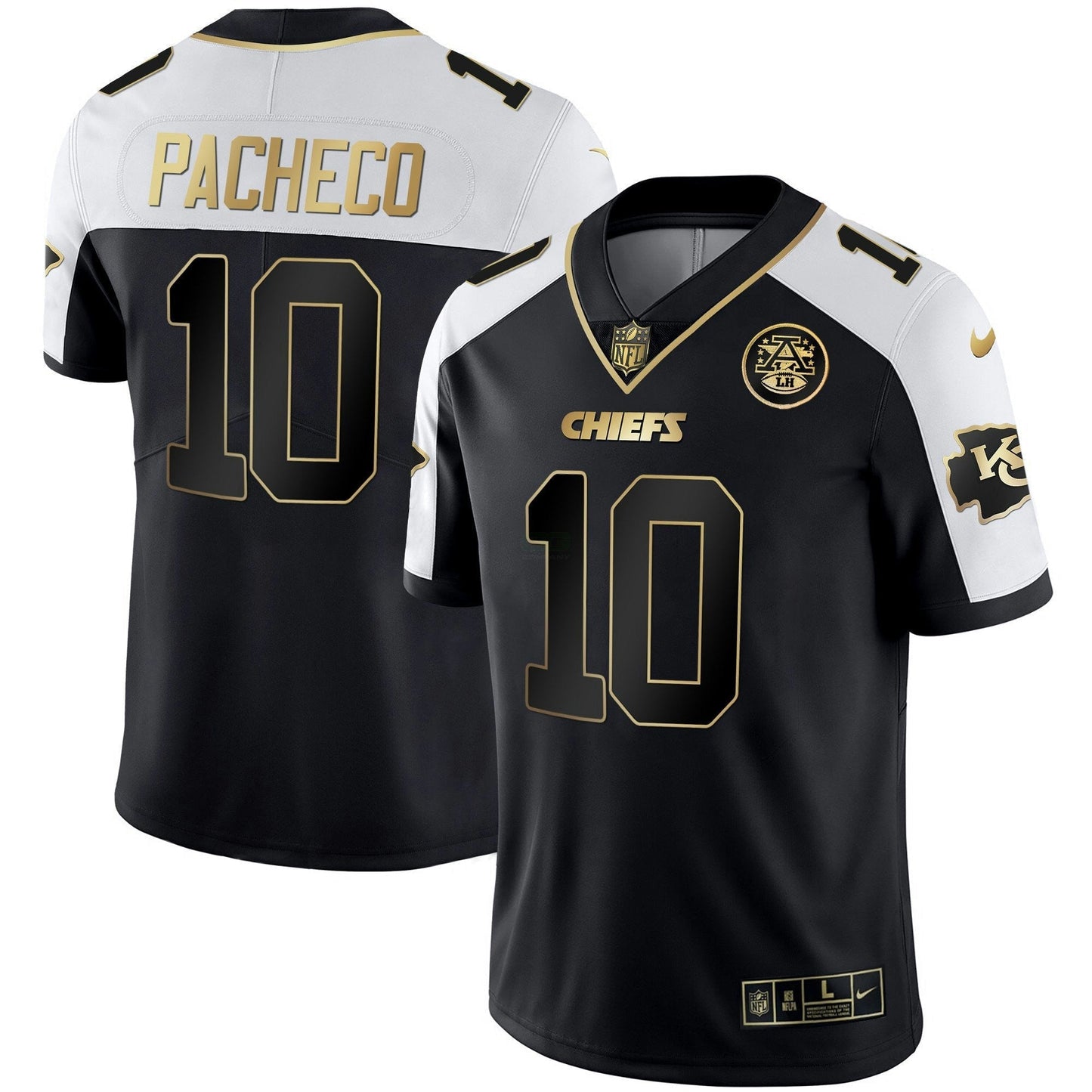 Camisa NFL Kansas City Chiefs Men’s Branca Dourada & Preta Dourada
