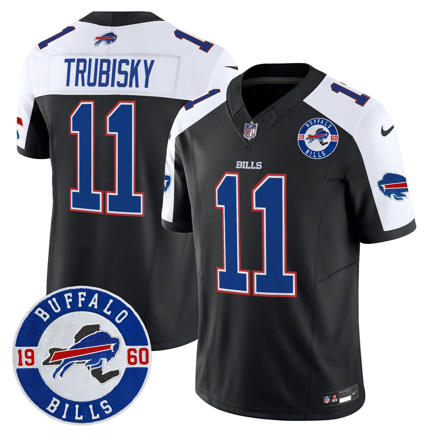 Camisa NFL Men’s Buffalo 2024 Vapor Limited Jersey – Est. 1960 Patch