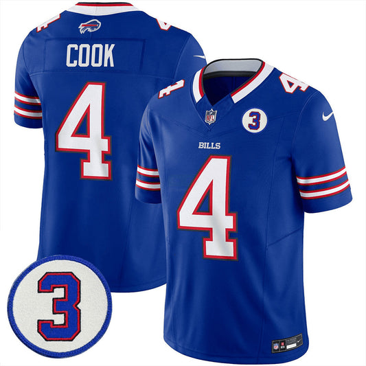 Camisa NFL Men’s Buffalo Damar Honoring Patch Vapor Limited Jersey