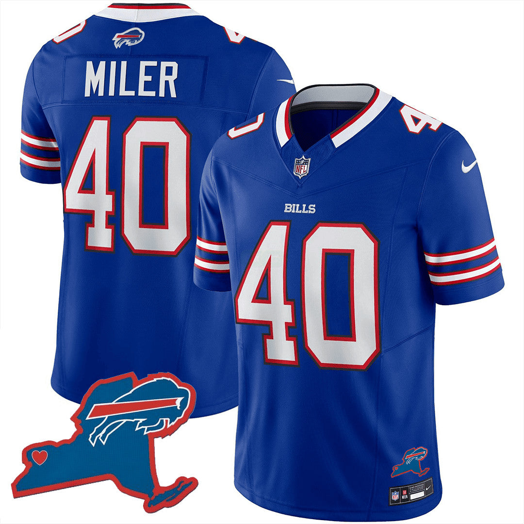 Camisa NFL Men’s Buffalo New York Patch Vapor Limited Jersey V2