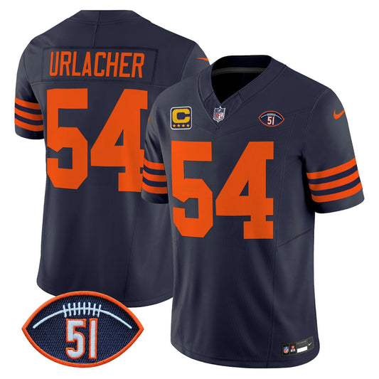 Camisa NFL Men’s Chicago Dick Butkus Patch Throwback Vapor Limited Jersey