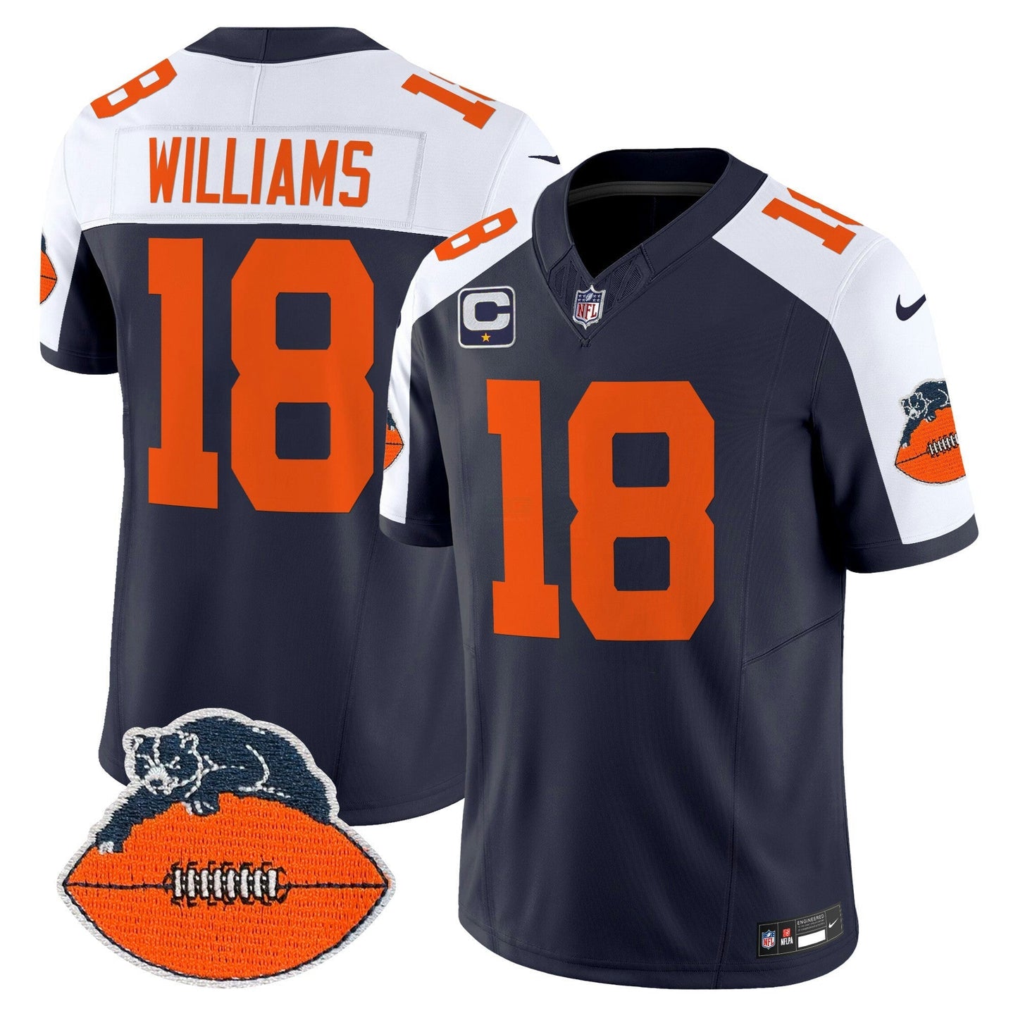 Camisa NFL Men’s Chicago Throwback Vapor Limited Jersey