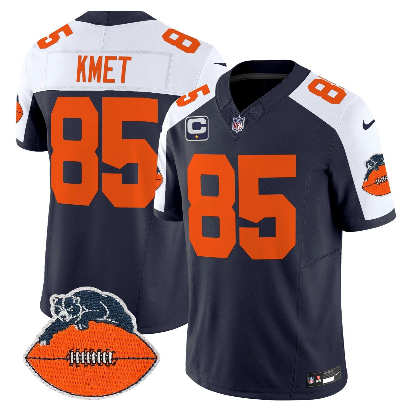 Camisa NFL Men’s Chicago Throwback Vapor Limited Jersey