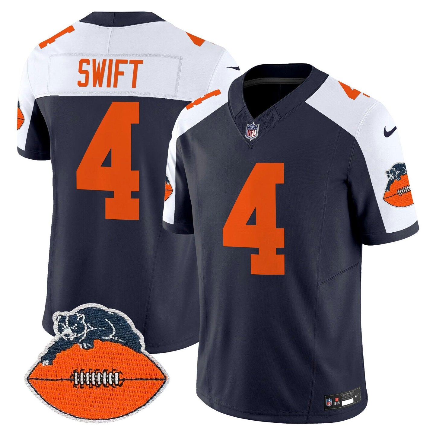 Camisa NFL Men’s Chicago Throwback Vapor Limited Jersey