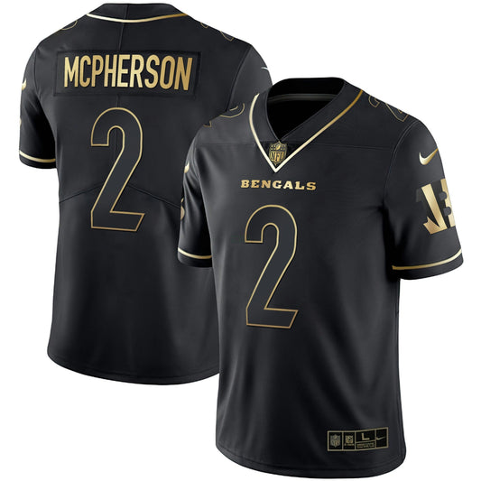 Camisa NFL Men’s Cincinnati Branca Dourada & Preta Dourada Jersey