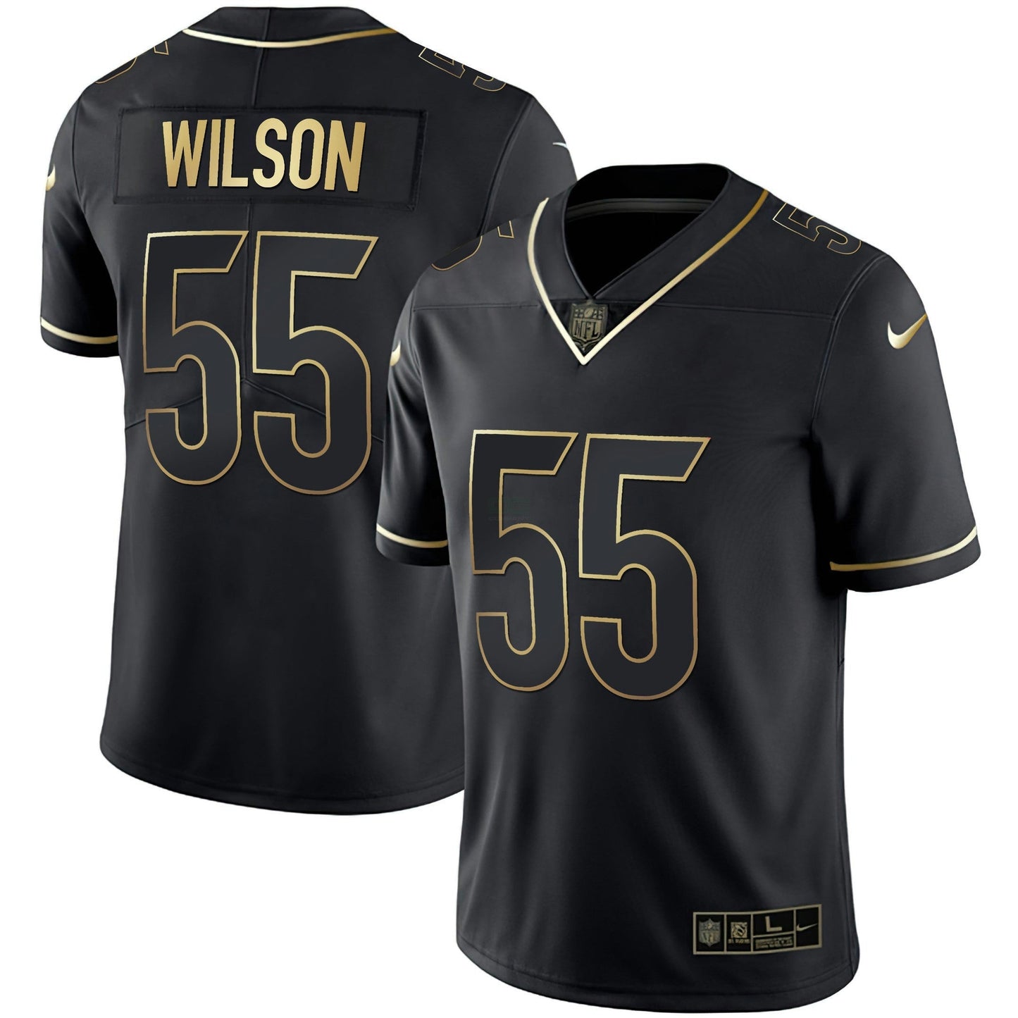 Camisa NFL Men’s Cincinnati Branca Dourada & Preta Dourada Jersey