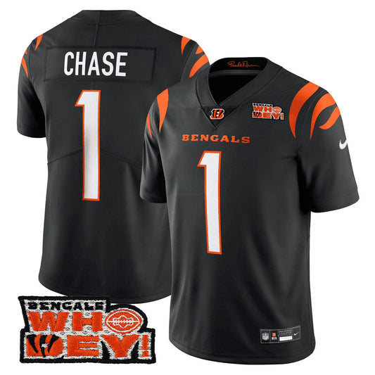 Camisa NFL Men’s Cincinnati Who Dey Patch Jersey