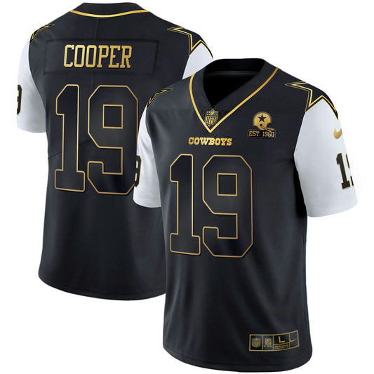 Camisa NFL Men’s Color Rush Vapor Preta & Branca Dourada Limited