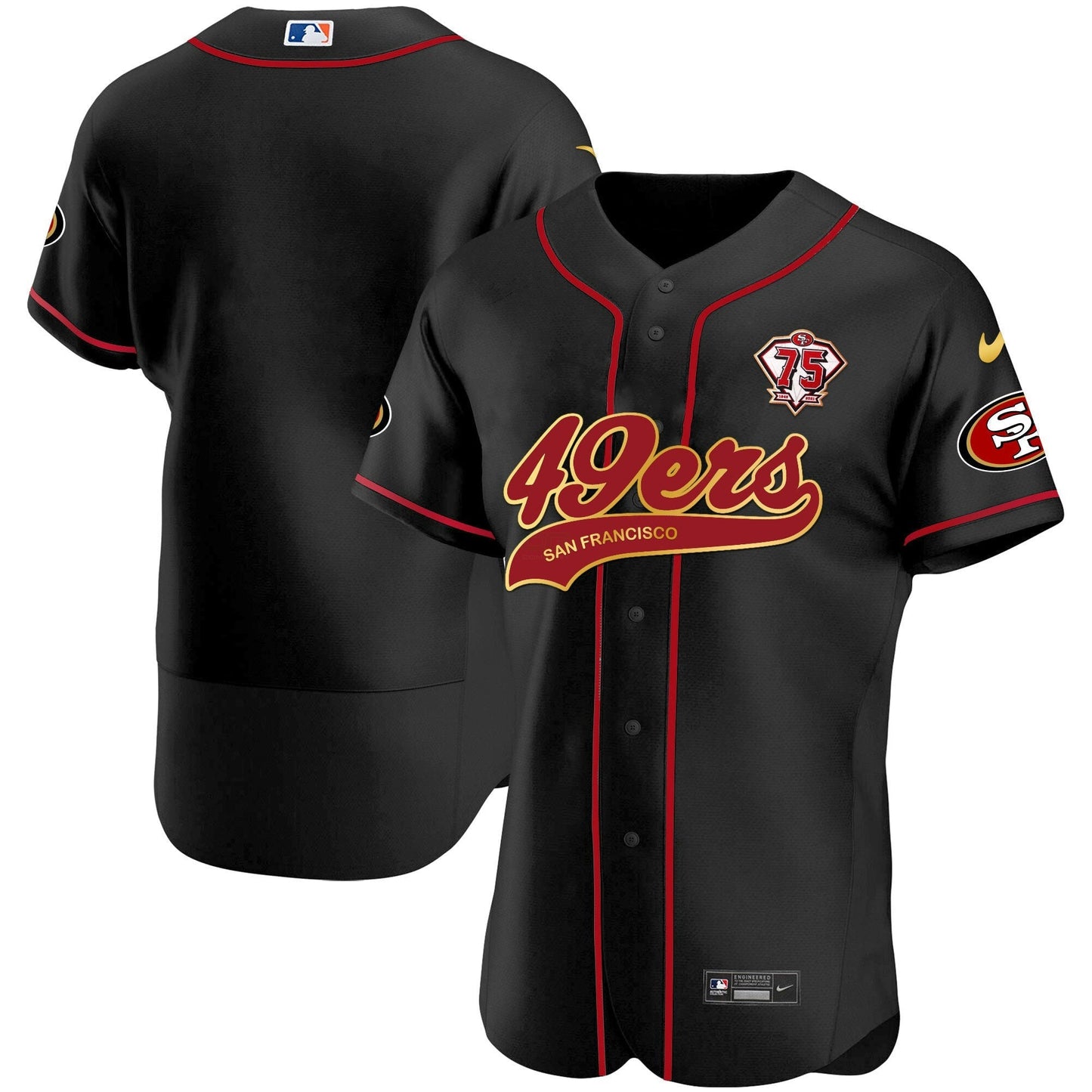Camisa NFL Men’s Cool Base Dourada Jersey V2