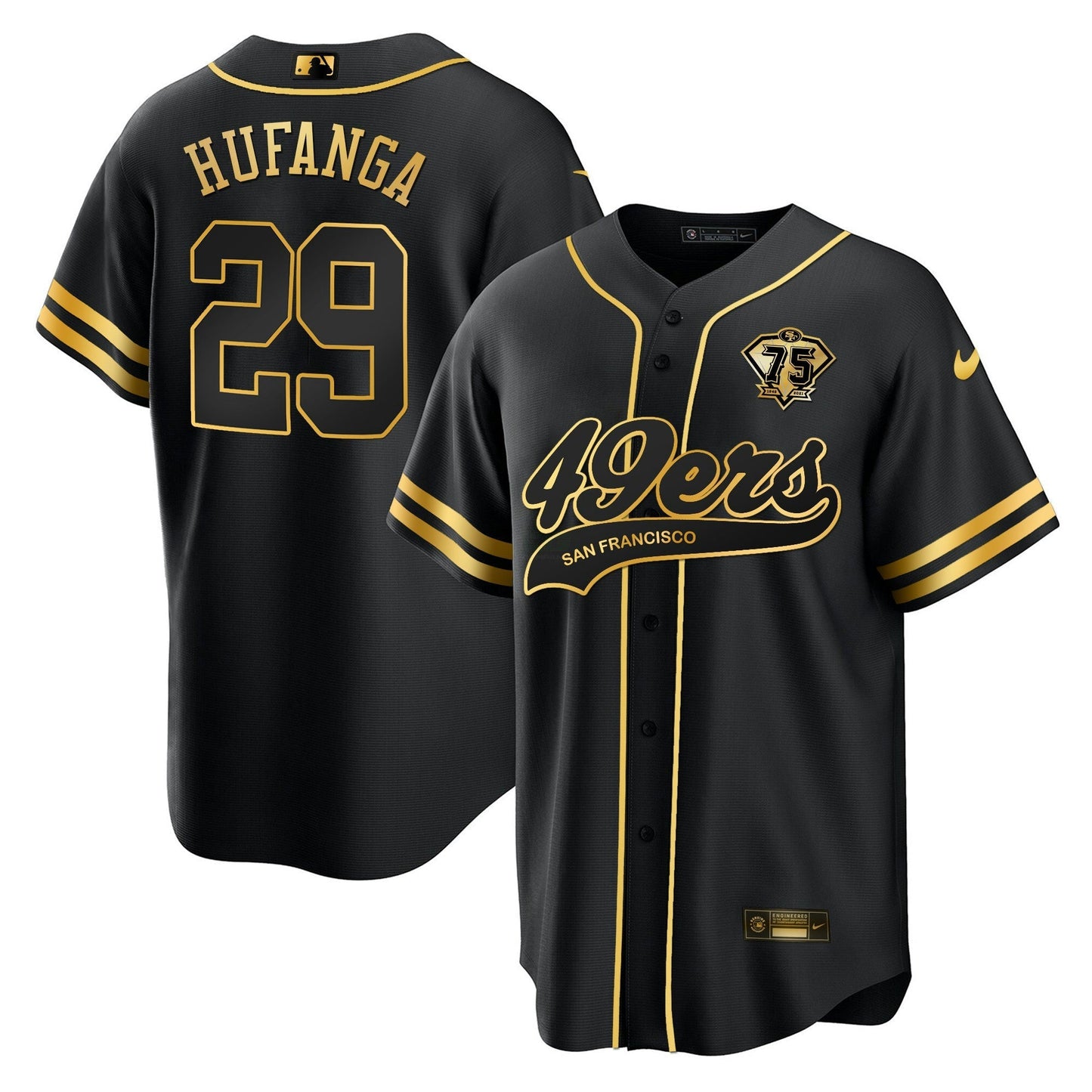 Camisa NFL Men’s Cool Base Dourada Limited Jersey