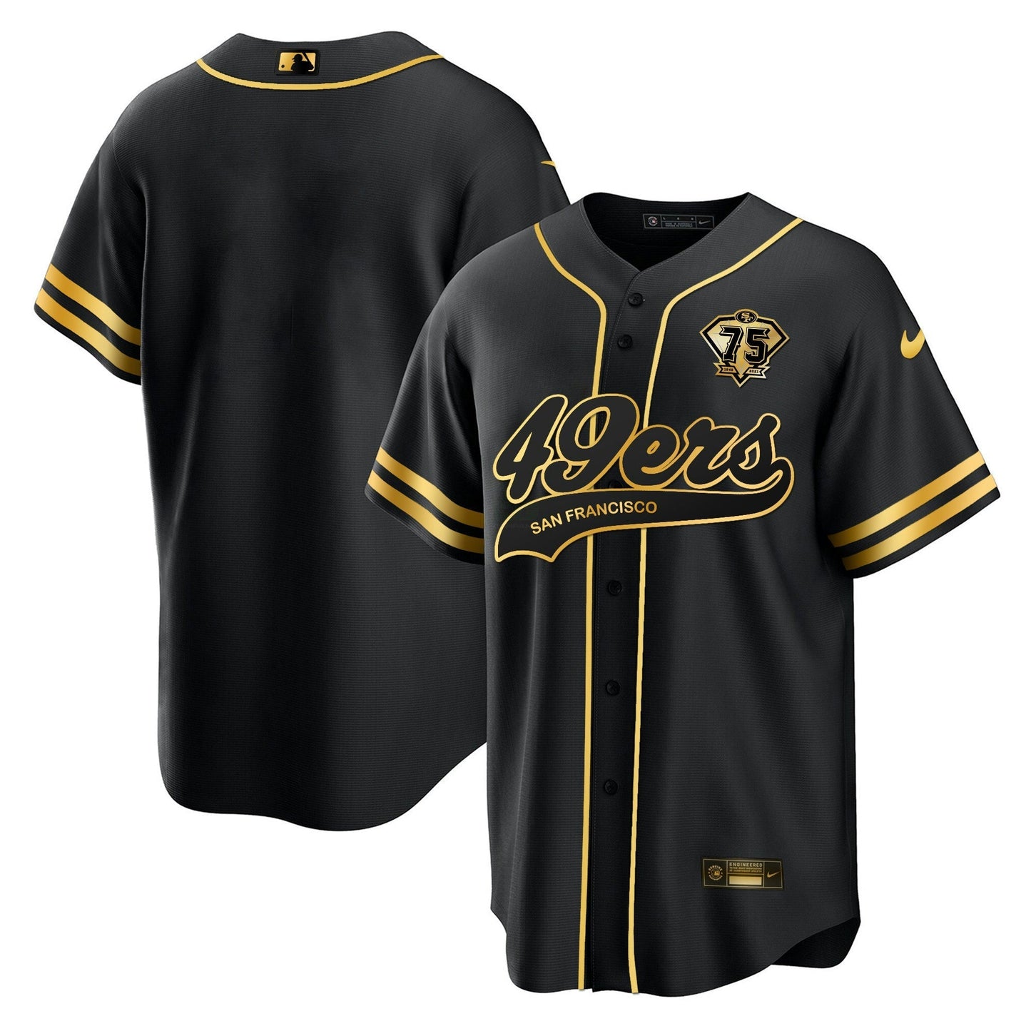 Camisa NFL Men’s Cool Base Dourada Limited Jersey