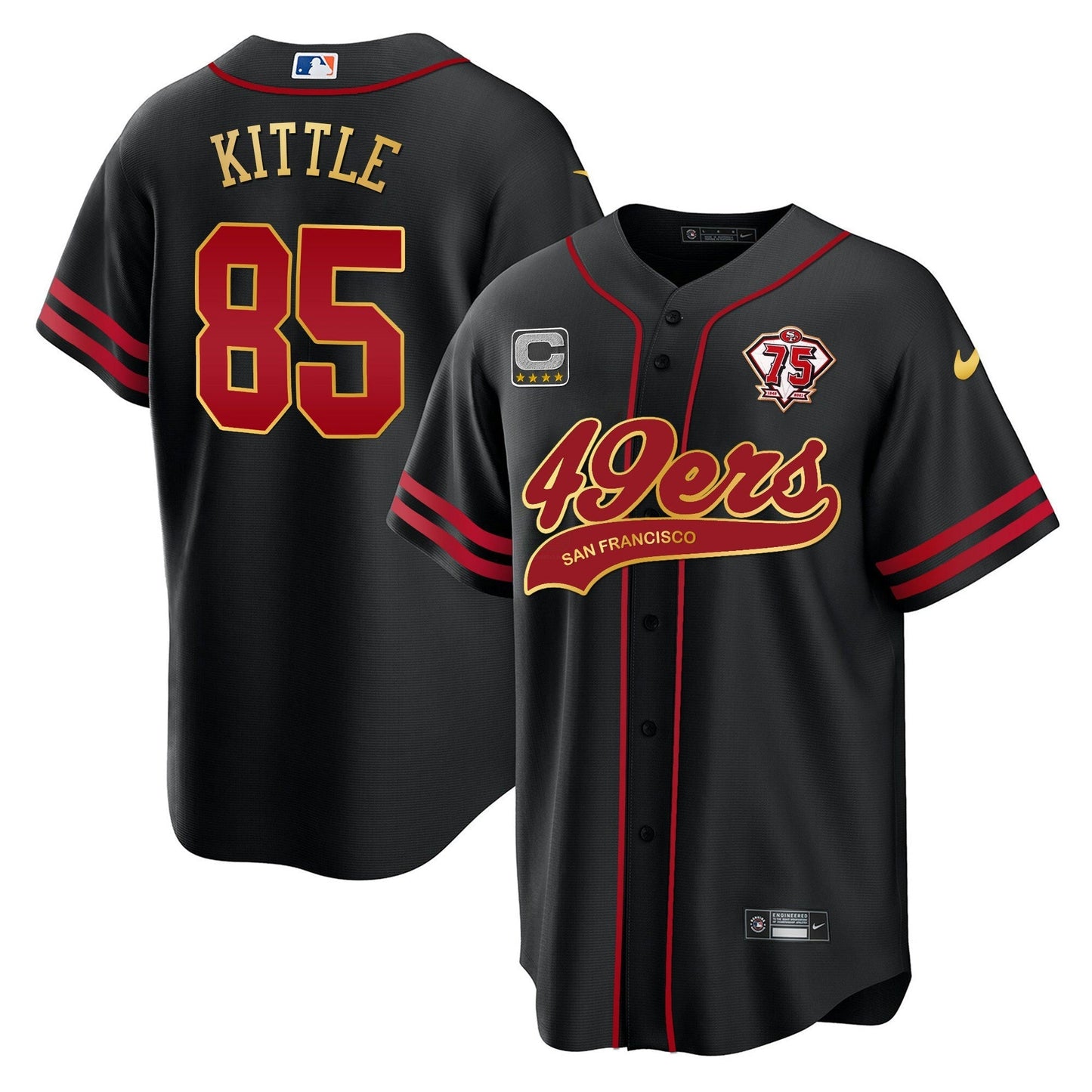 Camisa NFL Men’s Cool Base Dourada Limited Jersey V2