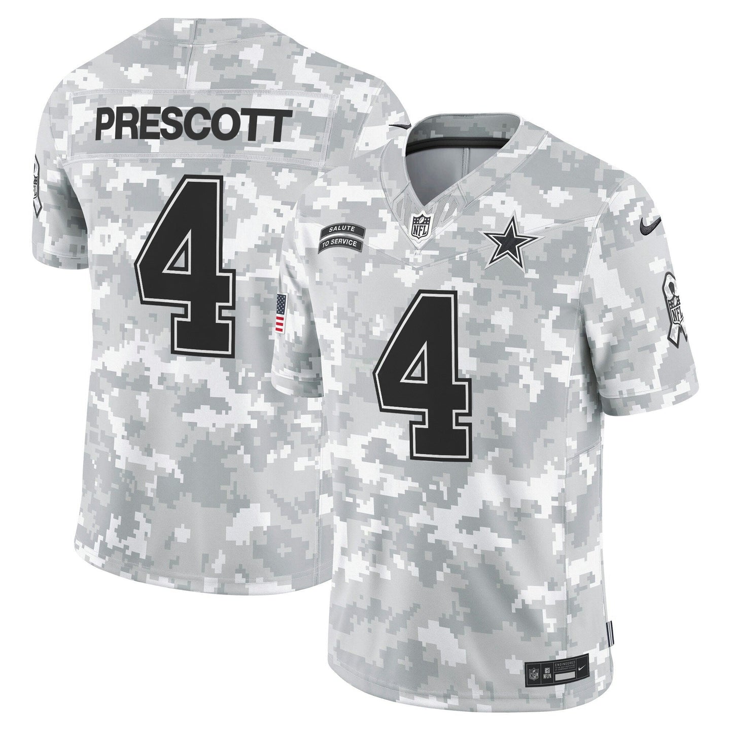 Camisa NFL Men’s Dallas 2024 Salute to Service Vapor Limited Jersey – All stitched
