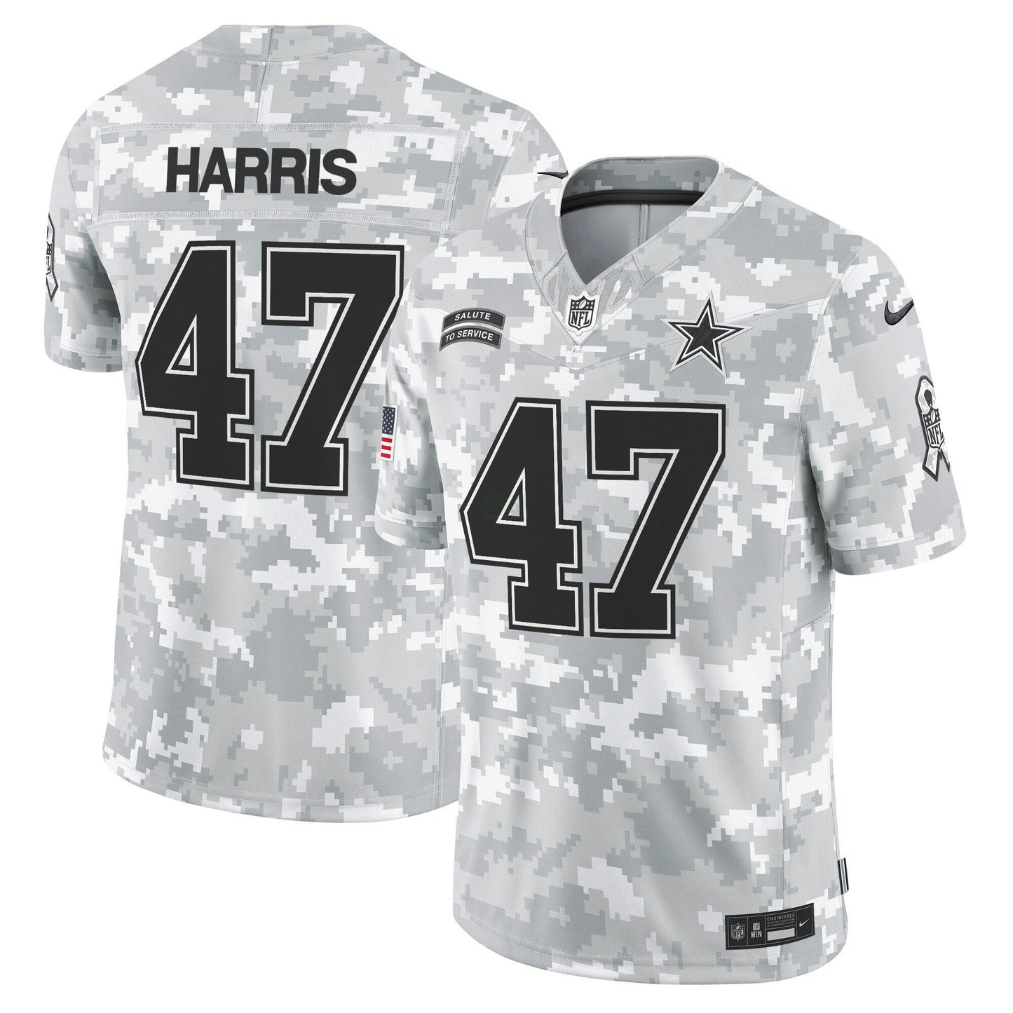 Camisa NFL Men’s Dallas 2024 Salute to Service Vapor Limited Jersey – All stitched
