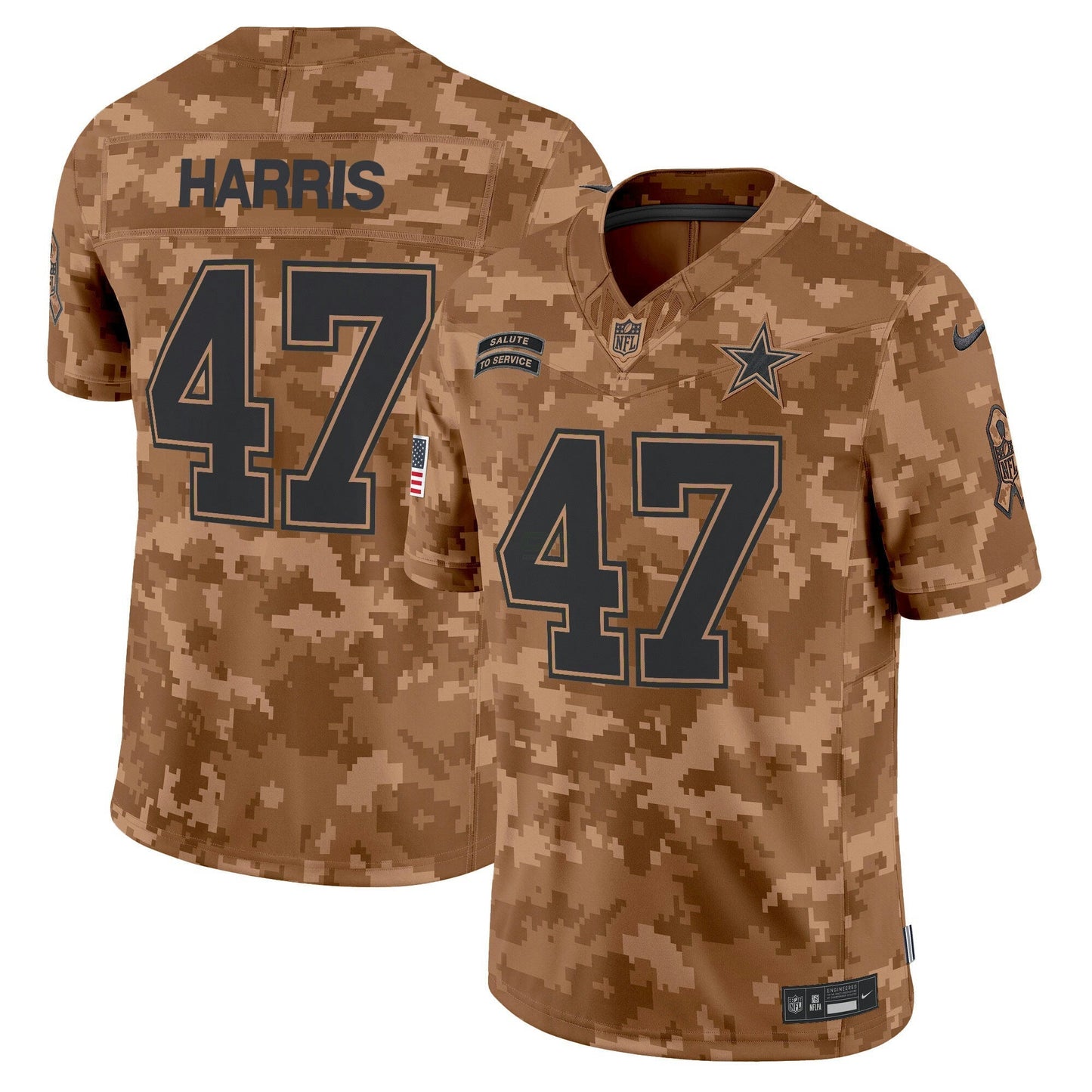 Camisa NFL Men’s Dallas 2024 Salute to Service Vapor Limited Jersey – All stitched