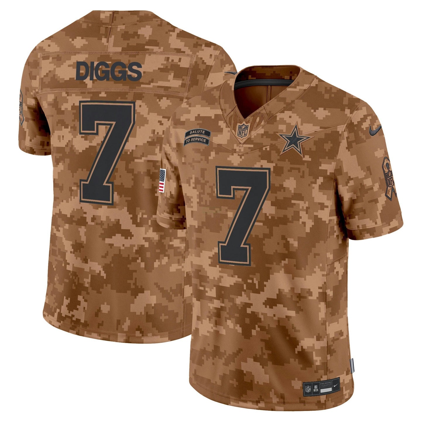 Camisa NFL Men’s Dallas 2024 Salute to Service Vapor Limited Jersey – All stitched