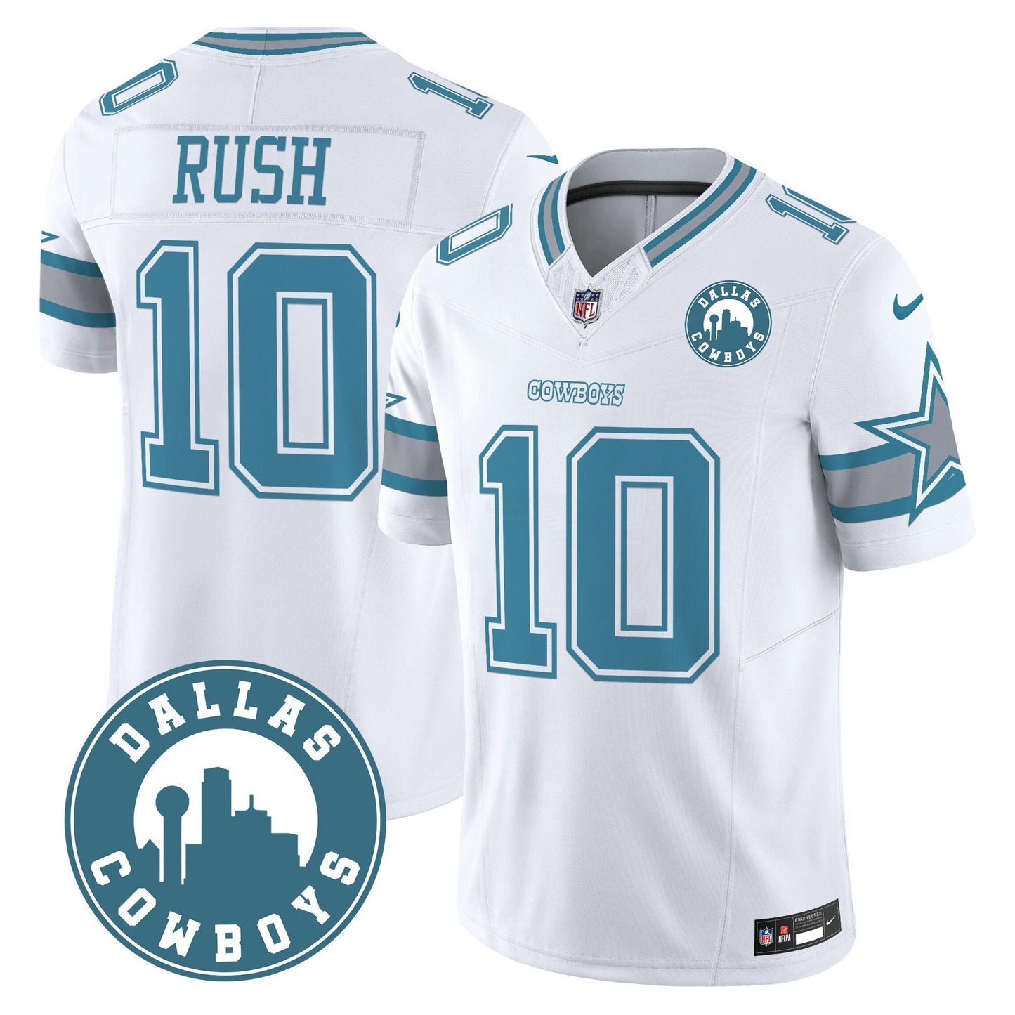 Camisa NFL Men’s “Dallas City” Patch Vapor Limited Jersey