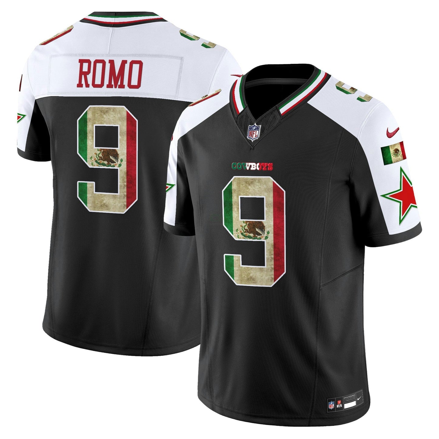 Camisa NFL Men’s Dallas Mexico Vapor Limited Jersey V3