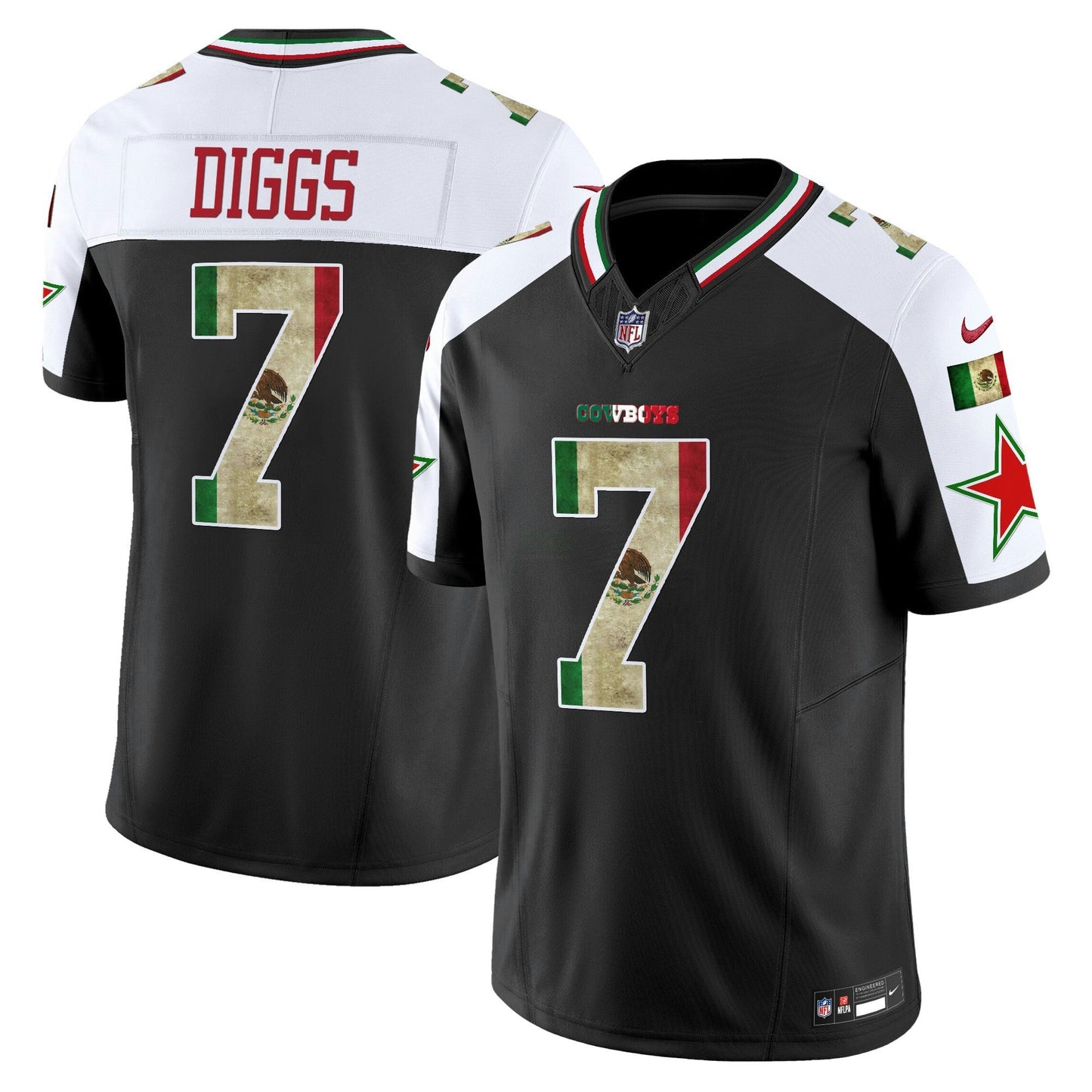 Camisa NFL Men’s Dallas Mexico Vapor Limited Jersey V3
