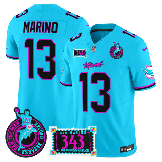 Camisa NFL Men’s “Dan the Man Record Breaker” Patch Vapor Limited Jersey