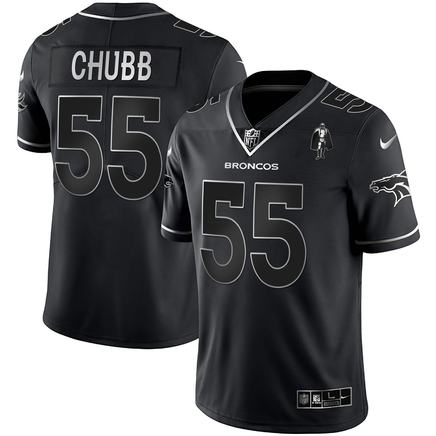 Camisa NFL Men’s Denver Branca Dourada and Preta Dourada Jersey