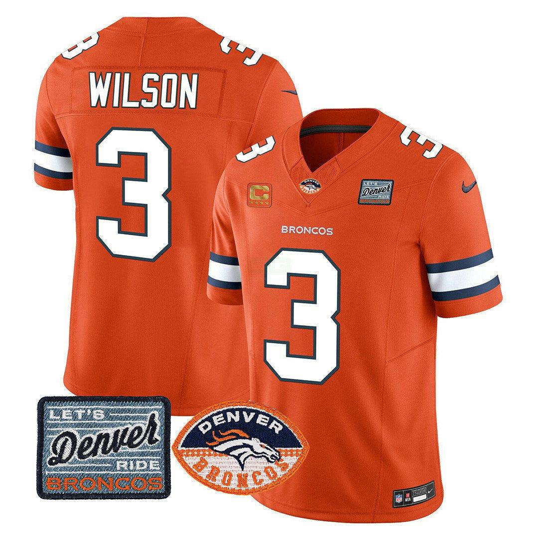 Camisa NFL Men’s Denver Logo Patch Limited Jersey