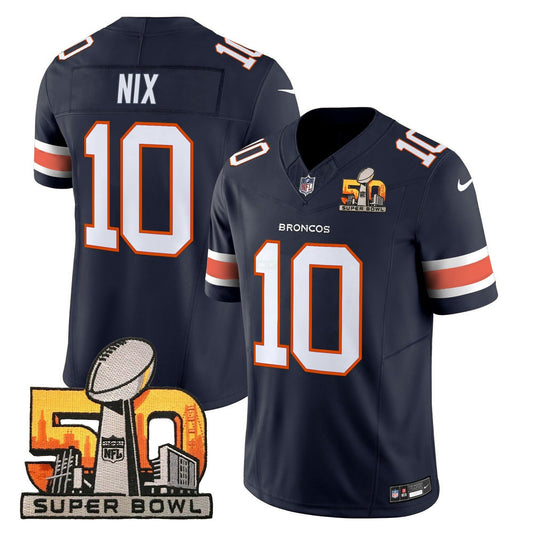 Camisa NFL Men’s Denver Super Bowl 50 Patch Vapor Limited Jersey