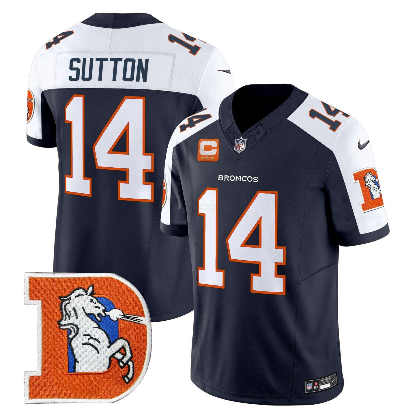 Camisa NFL Men’s Denver Throwback Vapor Limited Jersey V2