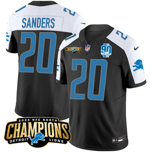 Camisa NFL Men’s Detroit 2023 NFC North Champions Patch Vapor Jersey V2