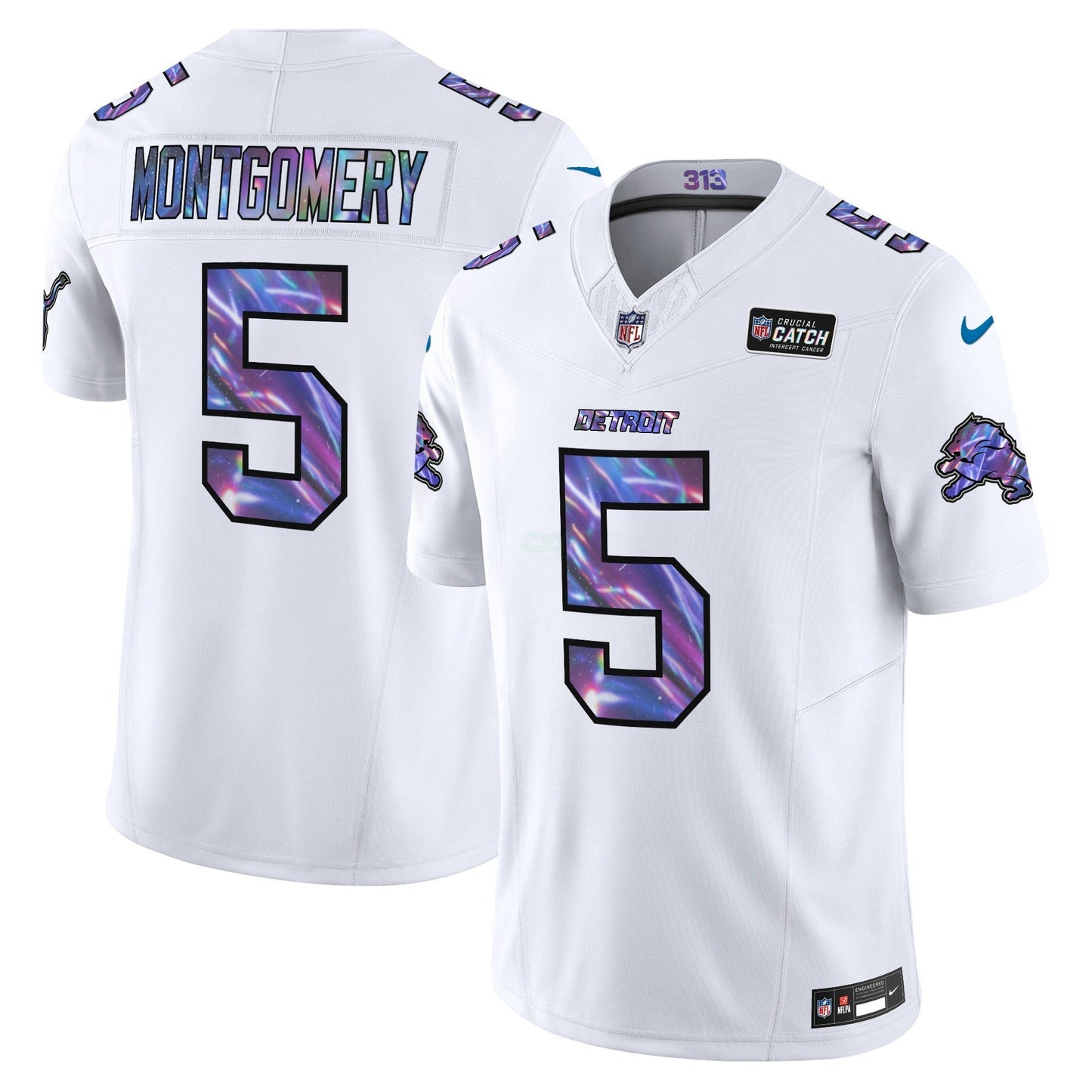Camisa NFL Men’s Detroit 2024 Crucial Catch Vapor Limited Jersey