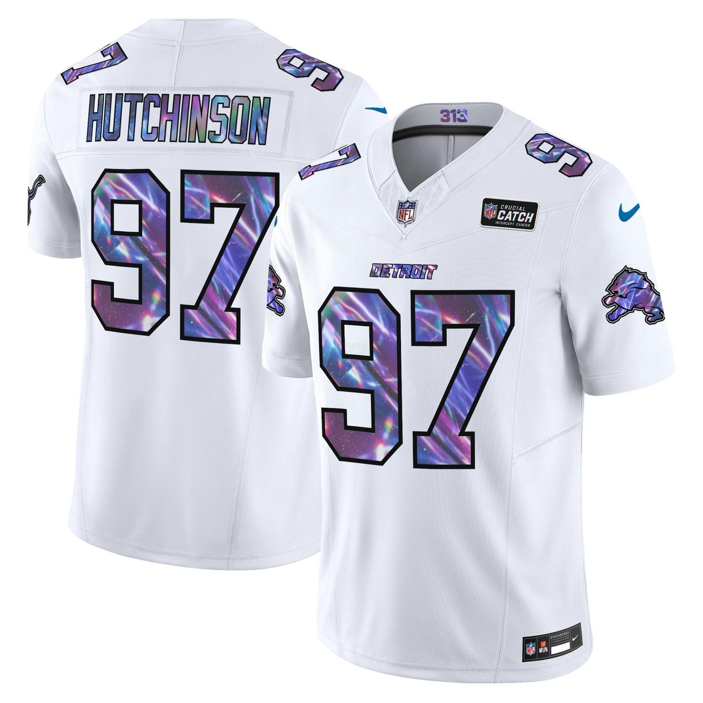 Camisa NFL Men’s Detroit 2024 Crucial Catch Vapor Limited Jersey