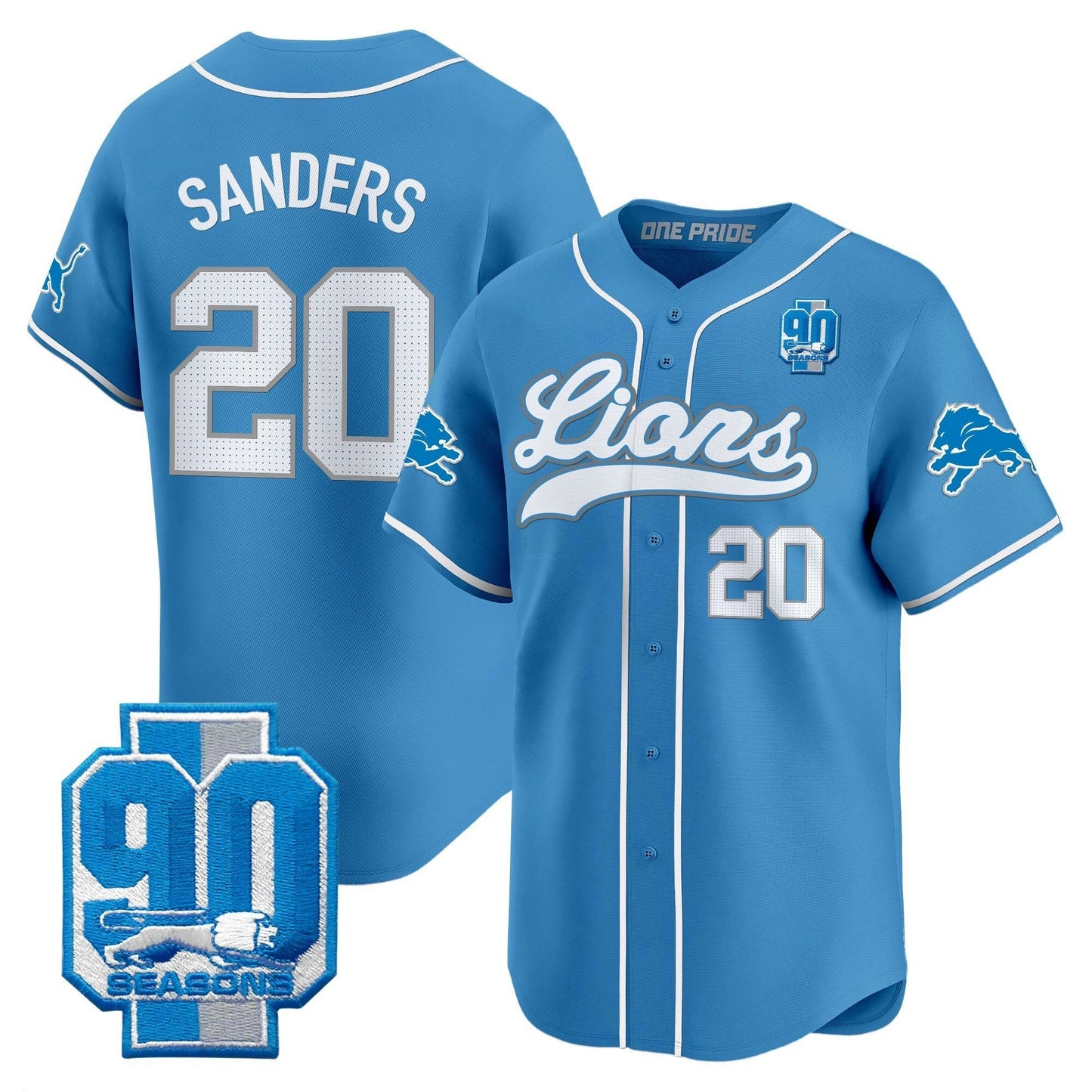 Camisa NFL Men’s Detroit 2025 Vapor Jersey