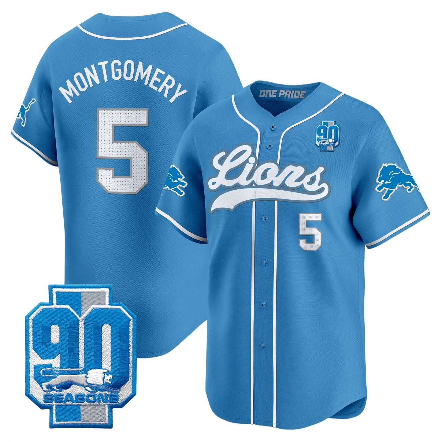 Camisa NFL Men’s Detroit 2025 Vapor Jersey
