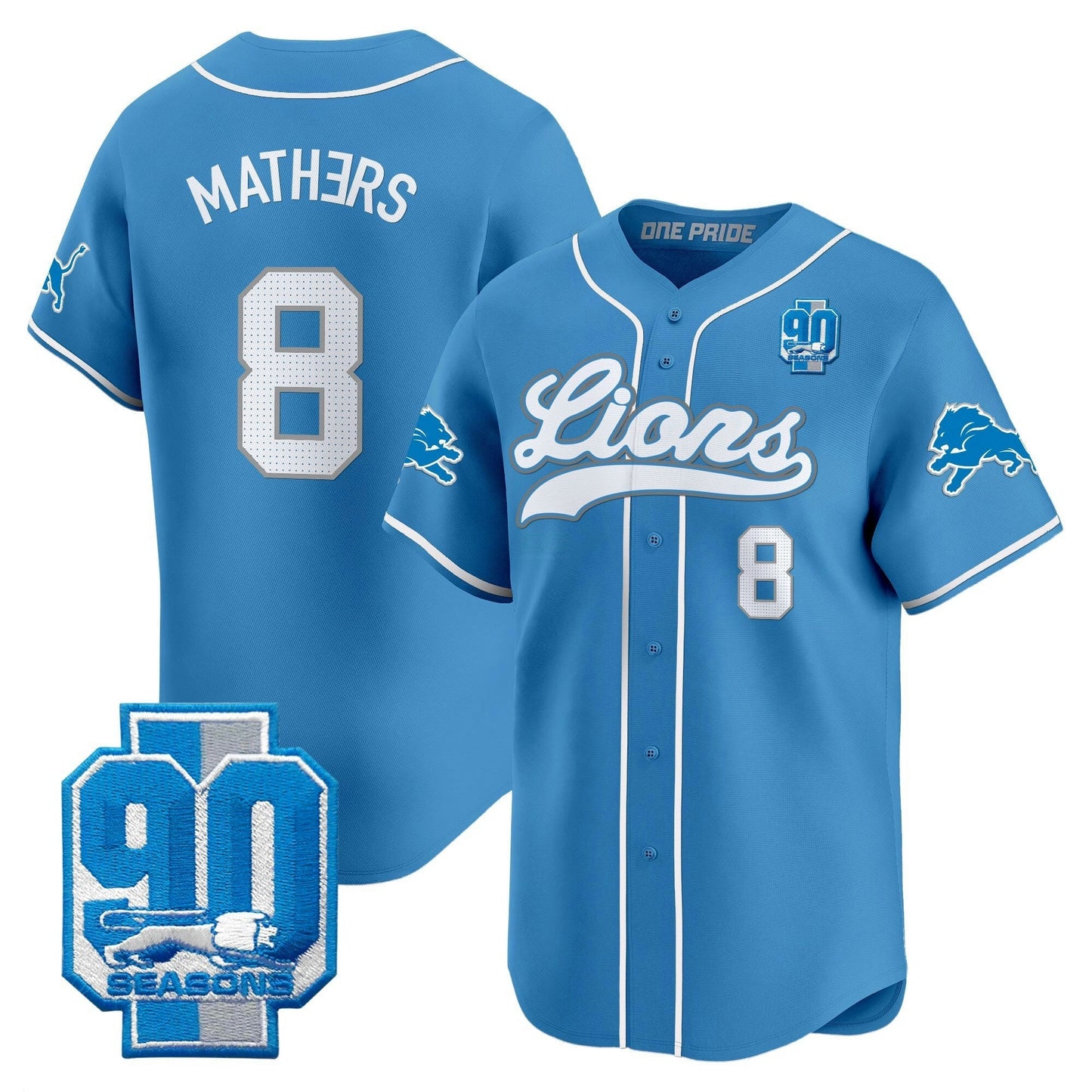 Camisa NFL Men’s Detroit 2025 Vapor Jersey
