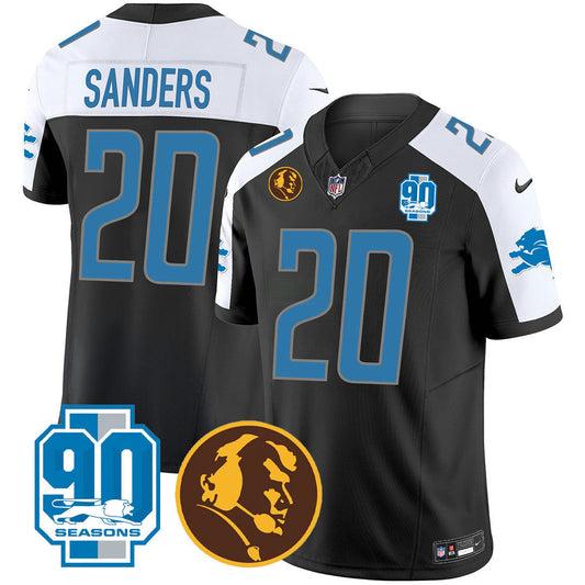 Camisa NFL Men’s Detroit 90th & John Madden Patch Jersey