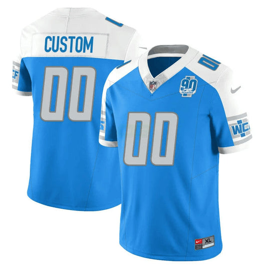 Camisa NFL Men’s Detroit 90th Year Patch Vapor Jersey V2 - Personalizada