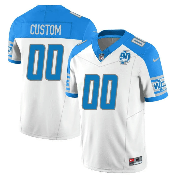 Camisa NFL Men’s Detroit 90th Year Patch Vapor Jersey V2 - Personalizada