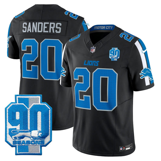 Camisa NFL Men’s Detroit 90th Year Patch Vapor Limited Jersey