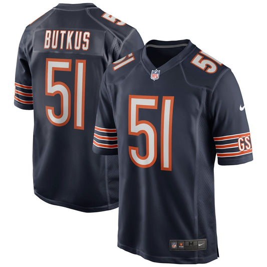 Camisa NFL Men’s Dick Butkus Chicago GSH Azul Marinho Jersey - Azul Marinho