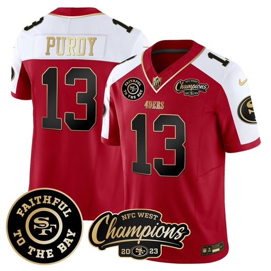 Camisa NFL Men’s Faithful & 2023 NFC West Champions Patch Vapor Jersey