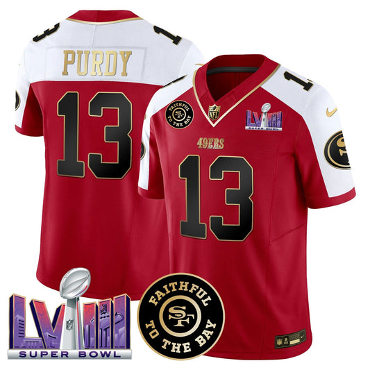 Camisa NFL Men’s Faithful & Super Bowl LVIII Patch Vapor Jersey