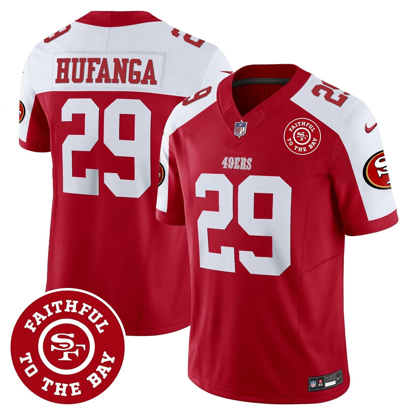 Camisa NFL Men’s Faithful To The Bay Patch Vapor Jersey